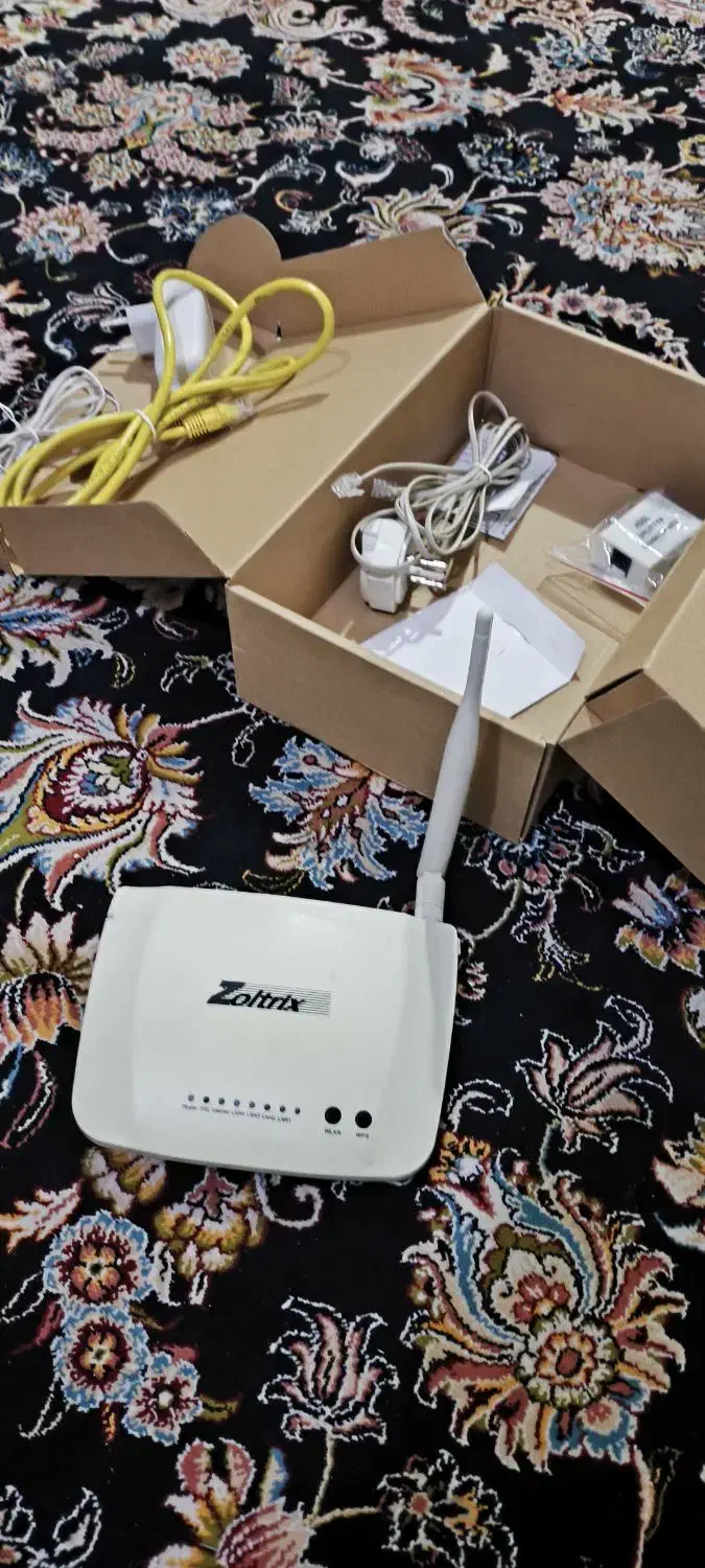 مودم سالم نو zoltrix|مودم و تجهیزات شبکه|دورود, |دیوار