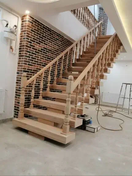 پله چوبی پارتیشن چوبی طراحی و اجرا|خدمات پیشه و مهارت|زنجان, |دیوار