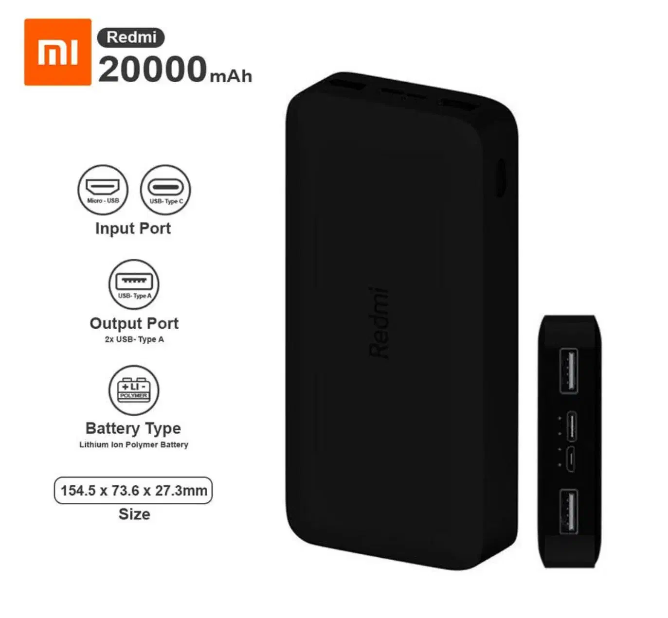 شارژرهمراه/پاور Redmi PB200LZM ظرفیت 20000|لوازم جانبی موبایل و تبلت|تهران, شادمان|دیوار