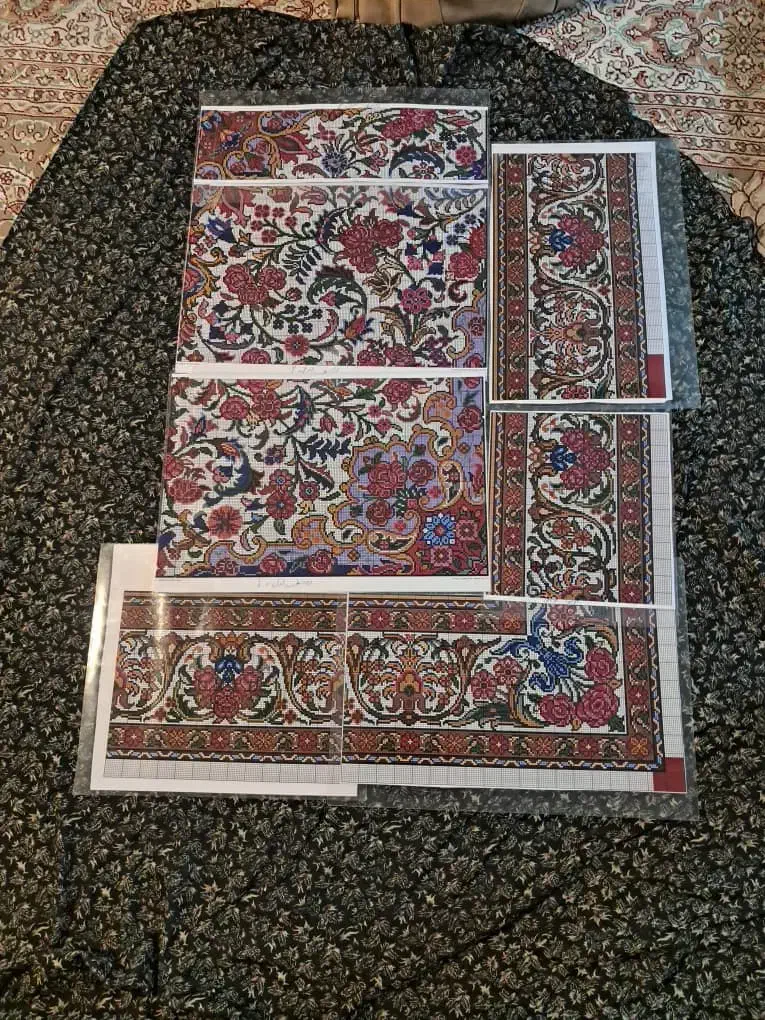 فروش نقشه قالی|فرش|شهرکرد, |دیوار