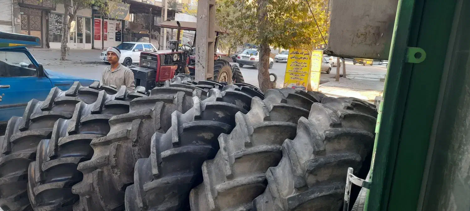 انواع لاستیک تراکتور تیکه دوخت|قطعات یدکی و لوازم جانبی|جوانرود, |دیوار