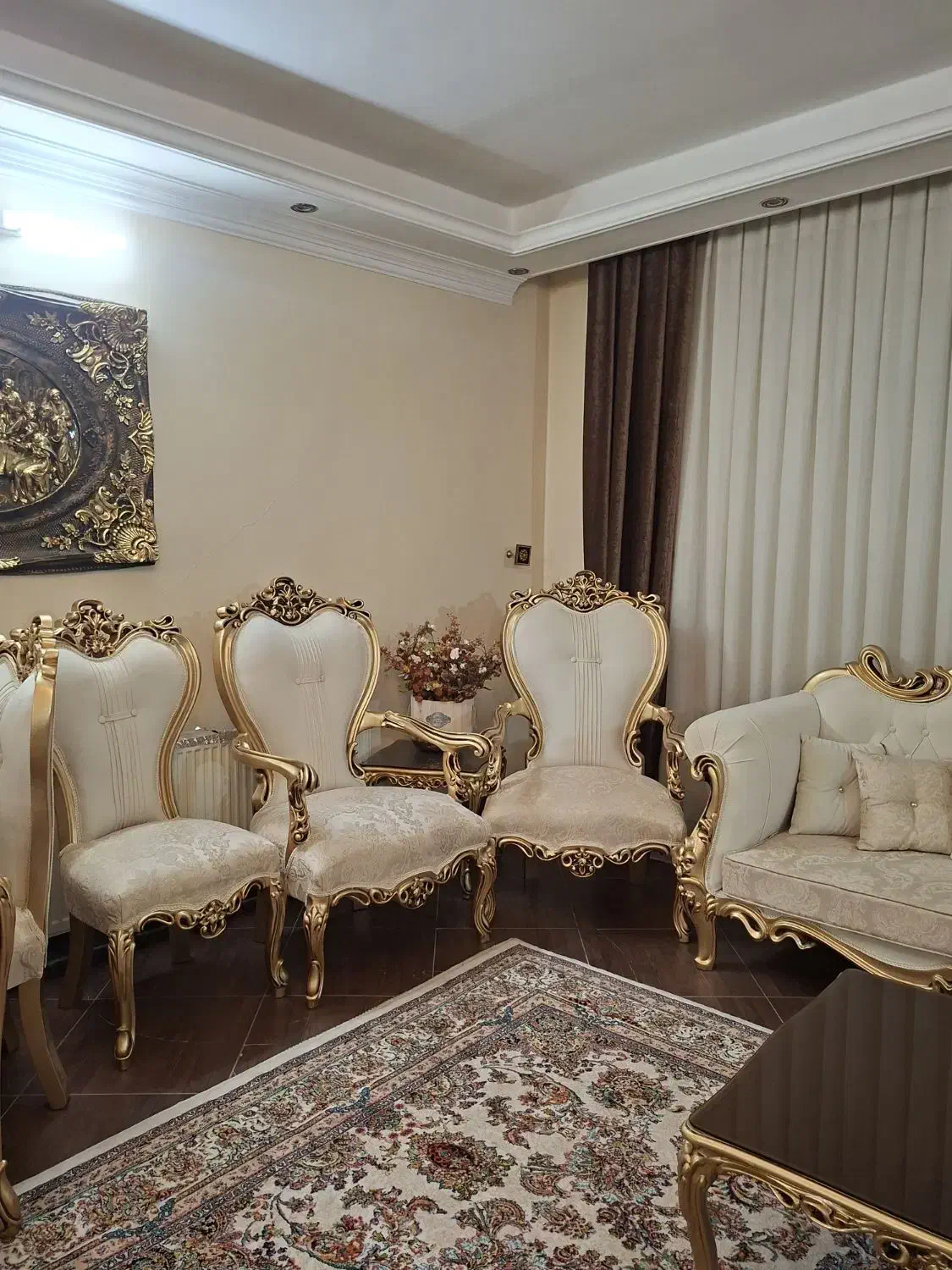 مبل سلطنتی مدل افسون|مبلمان خانگی و میز عسلی|ورامین, ورامین|دیوار