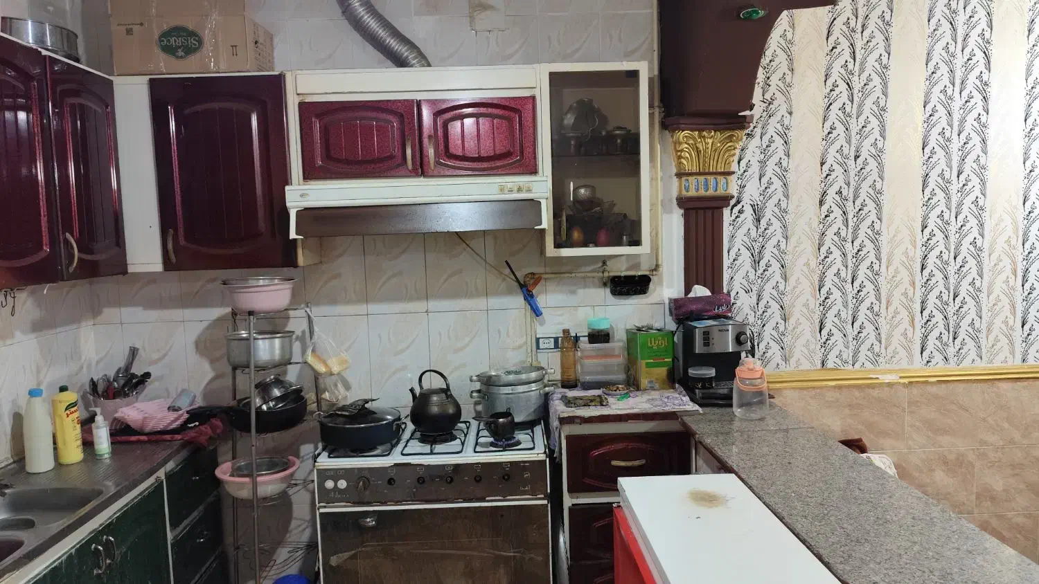 کابینت فلزی همراه هود|هود|رامهرمز, |دیوار