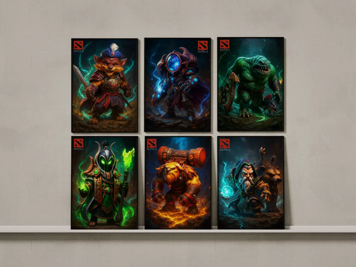 شاسی طرح Dota 2|تابلو، نقاشی، عکس|یزد, |دیوار