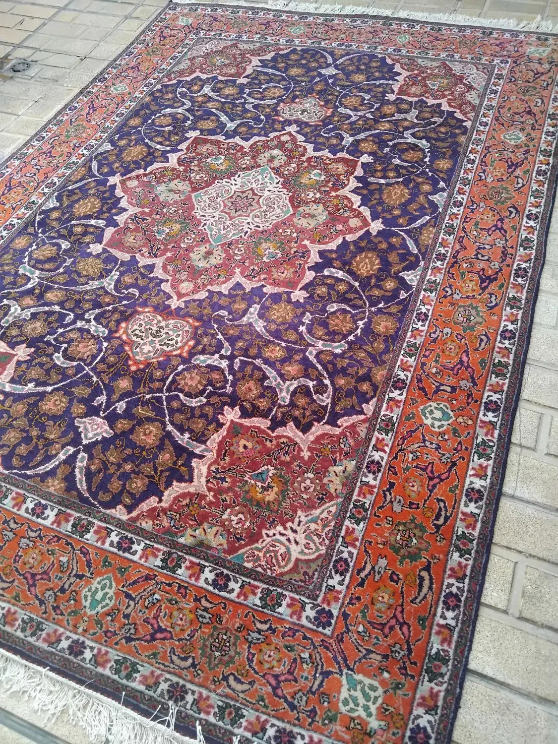 2 عدد فرش دستبافت ۶ متری تبریز|فرش|نسیمشهر, |دیوار