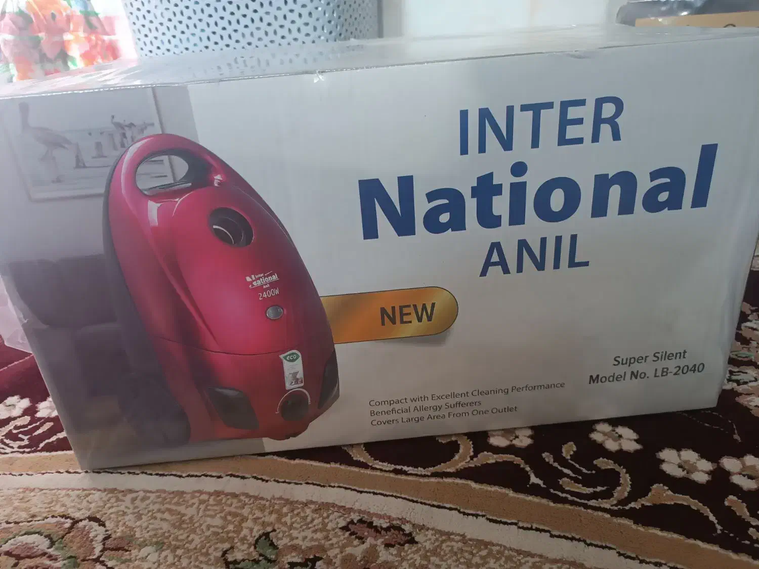 جارو برقی اینتر ناسیونال آنیل ۲۴۰۰وات نوک مدادی|جاروبرقی، جارو شارژی، بخارشو|هرسین, |دیوار