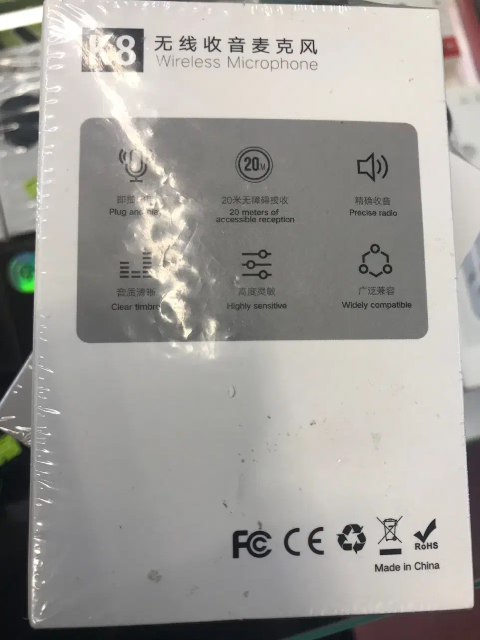 میکروفون یقه ای K8|لوازم جانبی موبایل و تبلت|اصفهان, باتون|دیوار