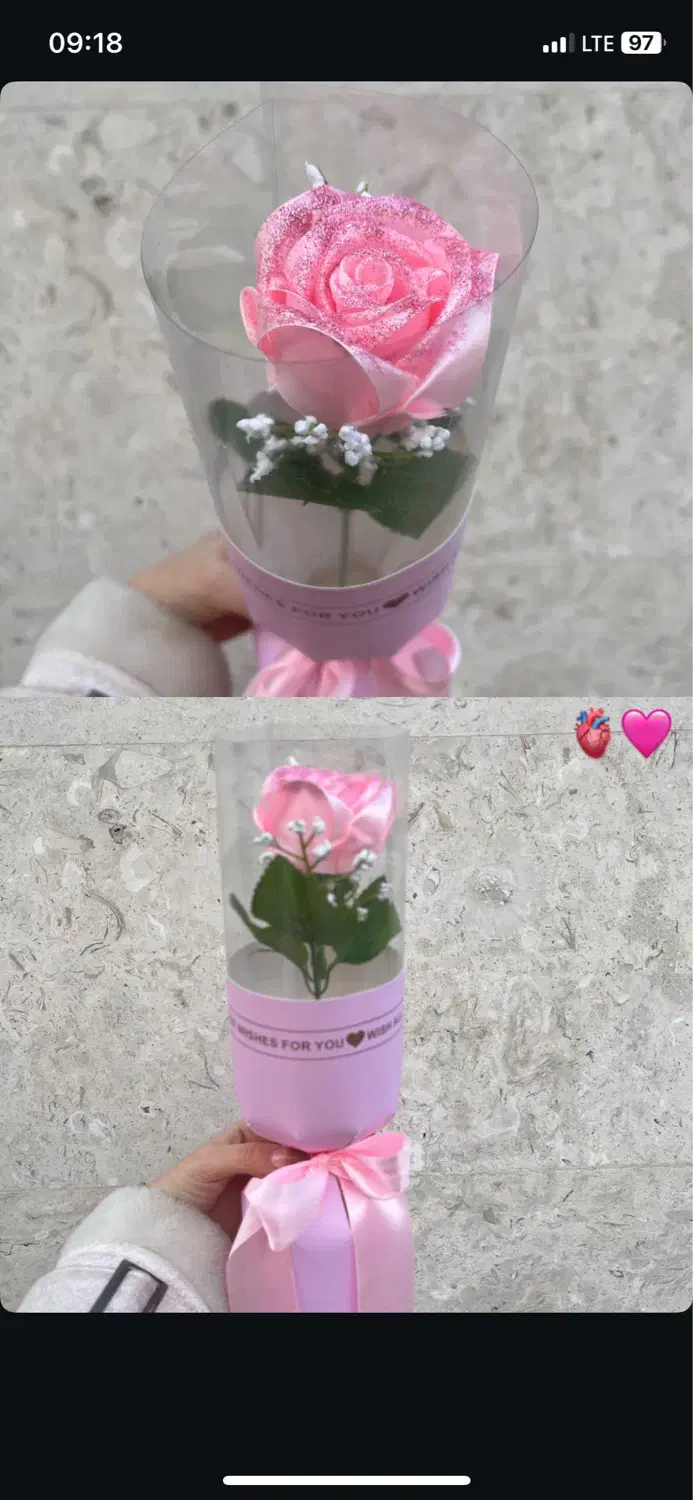 بوکت تک شاخه|گل مصنوعی|بجنورد, |دیوار