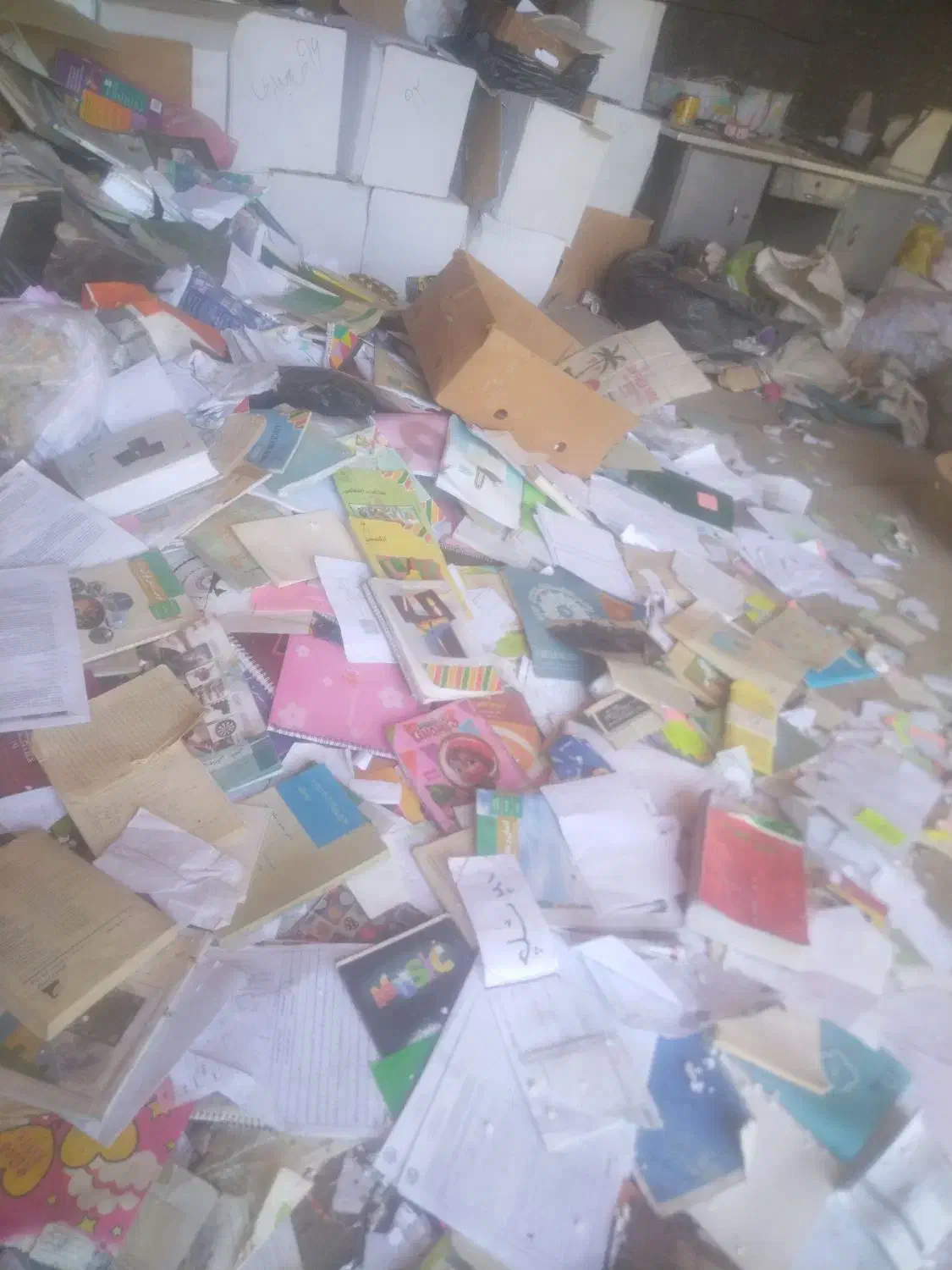 ضایعات کتاب دفتر کاغذ باطله کیلو18000|خدمات پیشه و مهارت|یزد, |دیوار