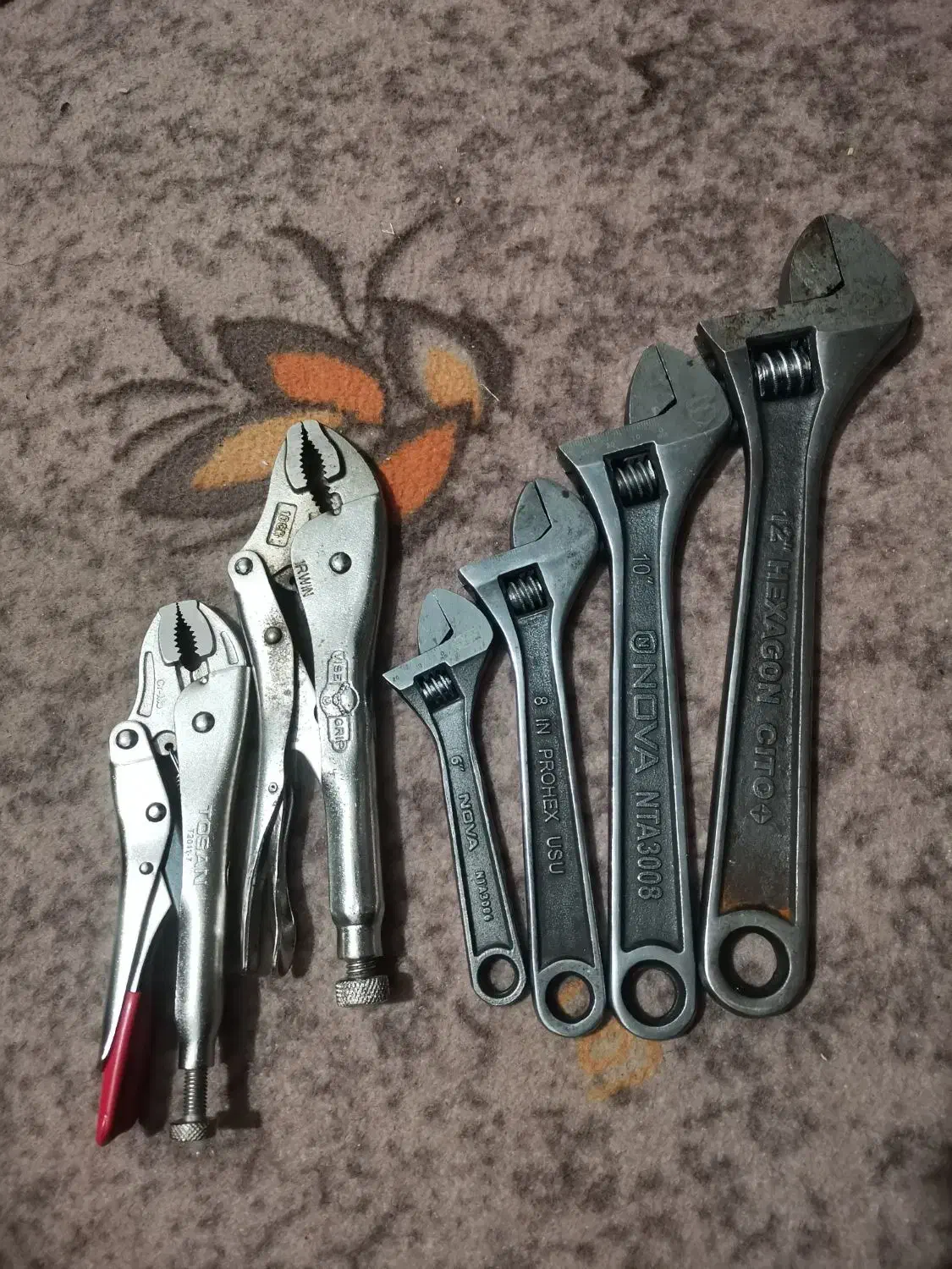 اچار فرانسه و انبرقفلی امریکایی ابزار|ابزارآلات|شاهینشهر, چمران|دیوار