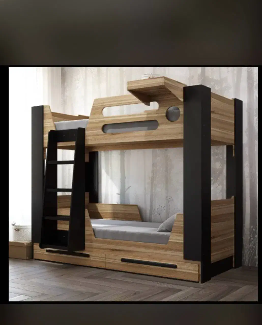 تخت دوطبقه کد۲۲۶|تخت و سرویس خواب|قم, قلعه صدری|دیوار