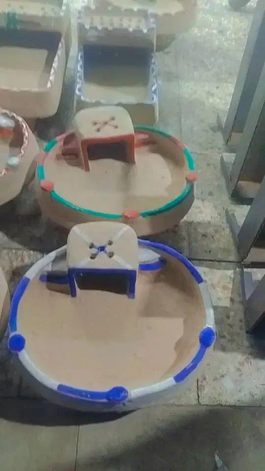 منقل گلی قوی و مستحکم|صنایع دستی و سایر لوازم تزئینی|بندر ماهشهر, |دیوار