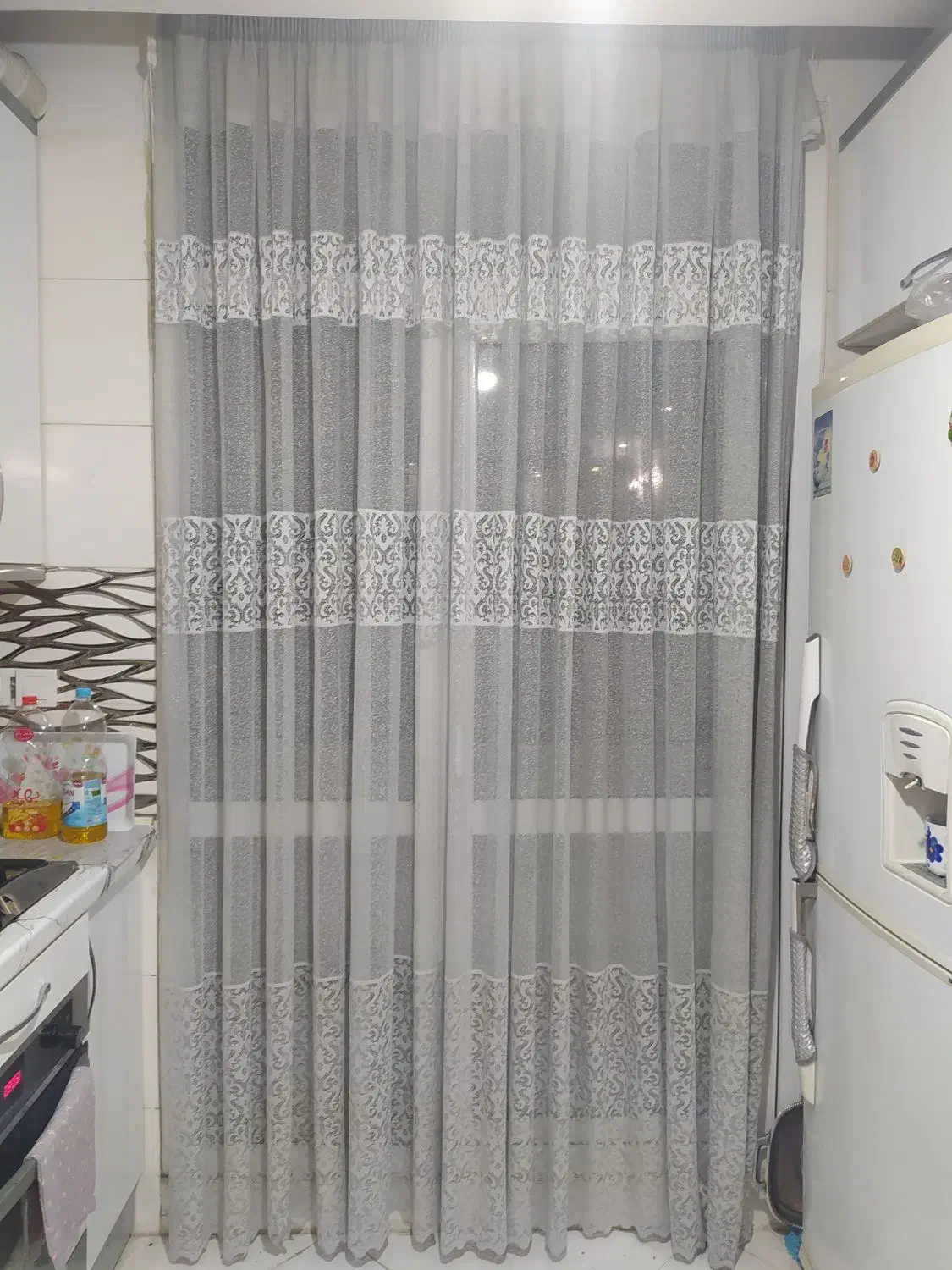 پرده طوسی|پرده، رانر، رومیزی|تهران, افسریه شمالی|دیوار