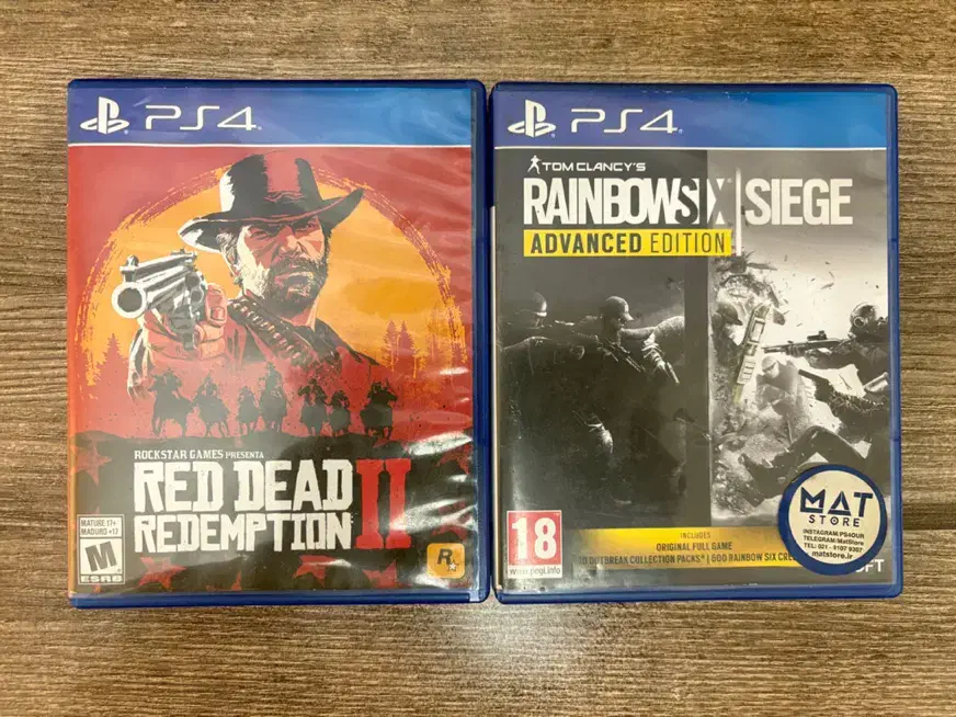 رد دد ۲ و رینبو سیکس  RDR2 & R6|کنسول، بازی ویدئویی و آنلاین|تهران, جنت‌آباد جنوبی|دیوار
