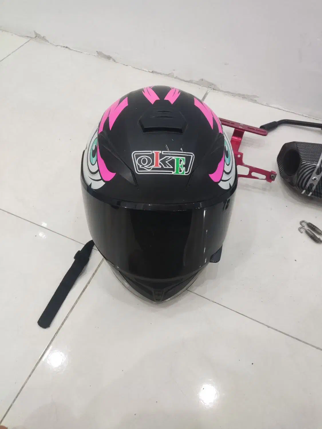 کلاه کاسکت اگزوز هدرز پایه پلاکcnc آینه راست بنلی|قطعات یدکی و لوازم جانبی|محمدشهر, محمدشهر|دیوار