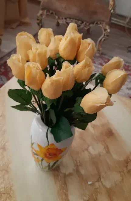 گل رز|گل مصنوعی|میانه, |دیوار