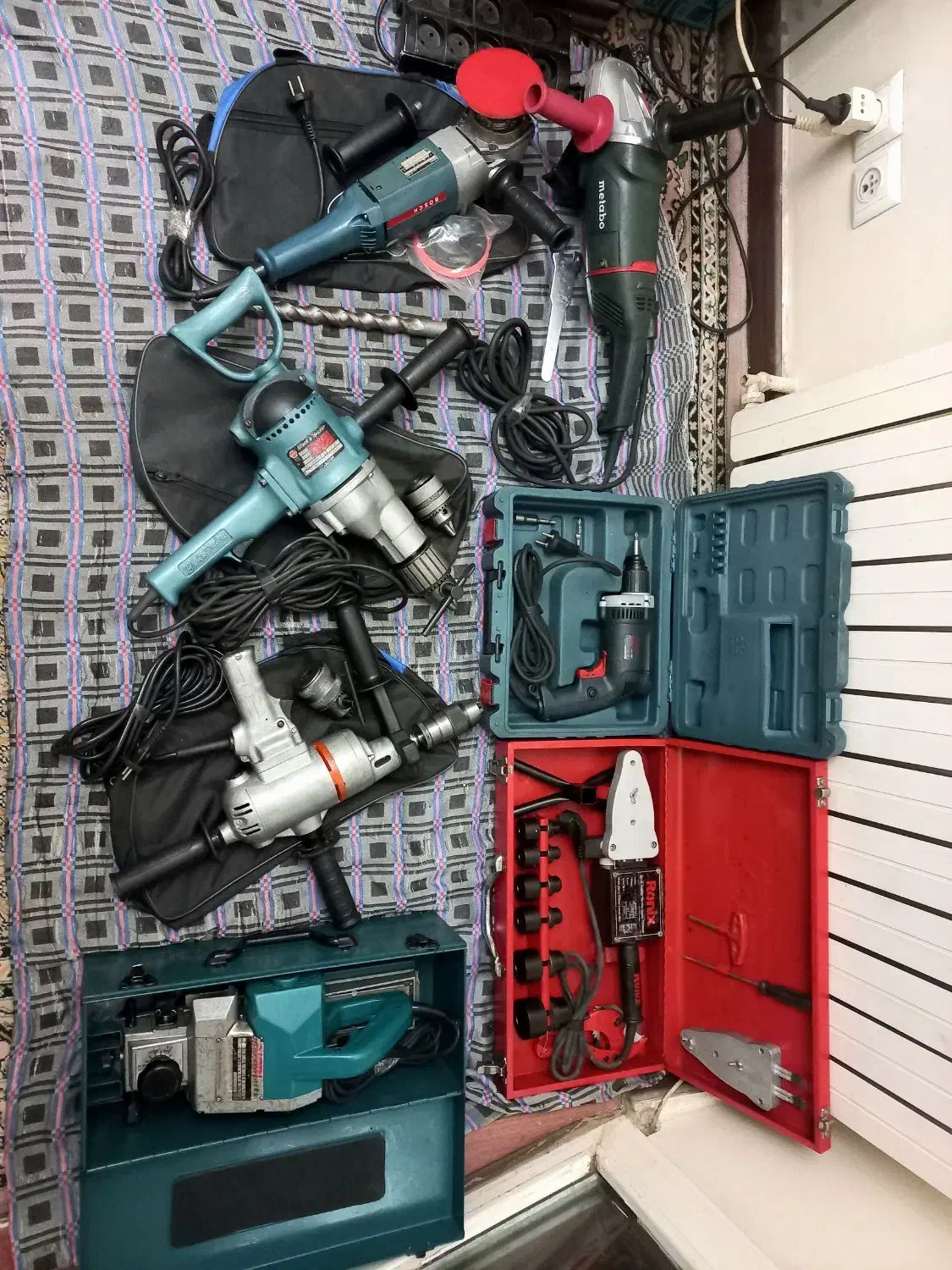 دریل دلر پیچ بند سنگ فرز رنده برقی نجاری اتولوله|ابزارآلات|تهران, نارمک|دیوار