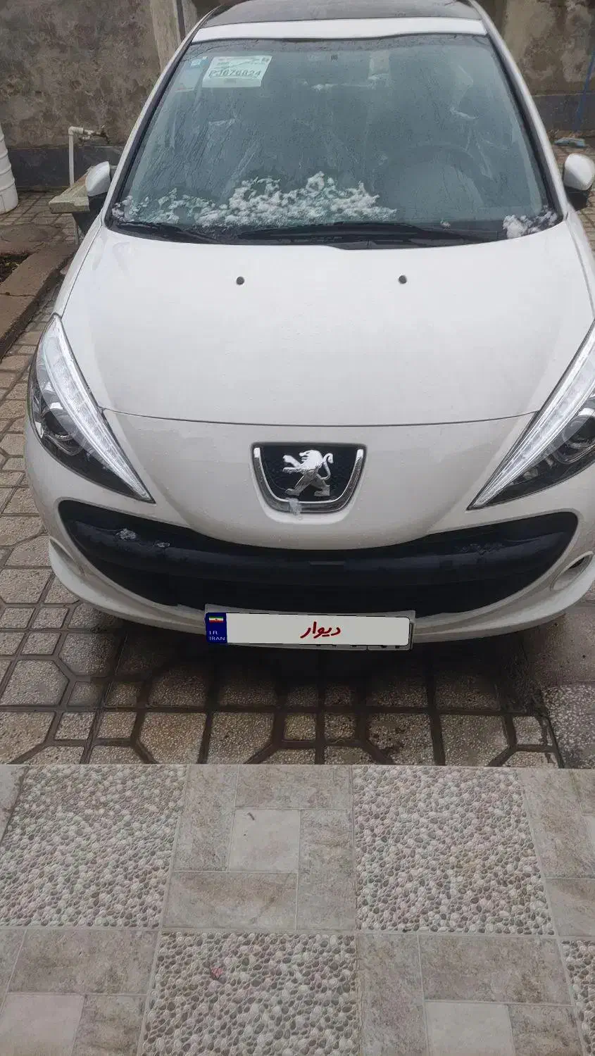 فروش پژو تیوفایو۲۰۷ سقف شیشه ی|خودرو سواری و وانت|شیراز, ده پیاله|دیوار