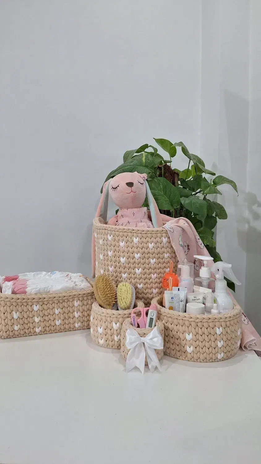 سبدهای تریکویی|اسباب و اثاث بچه|لنگرود, |دیوار