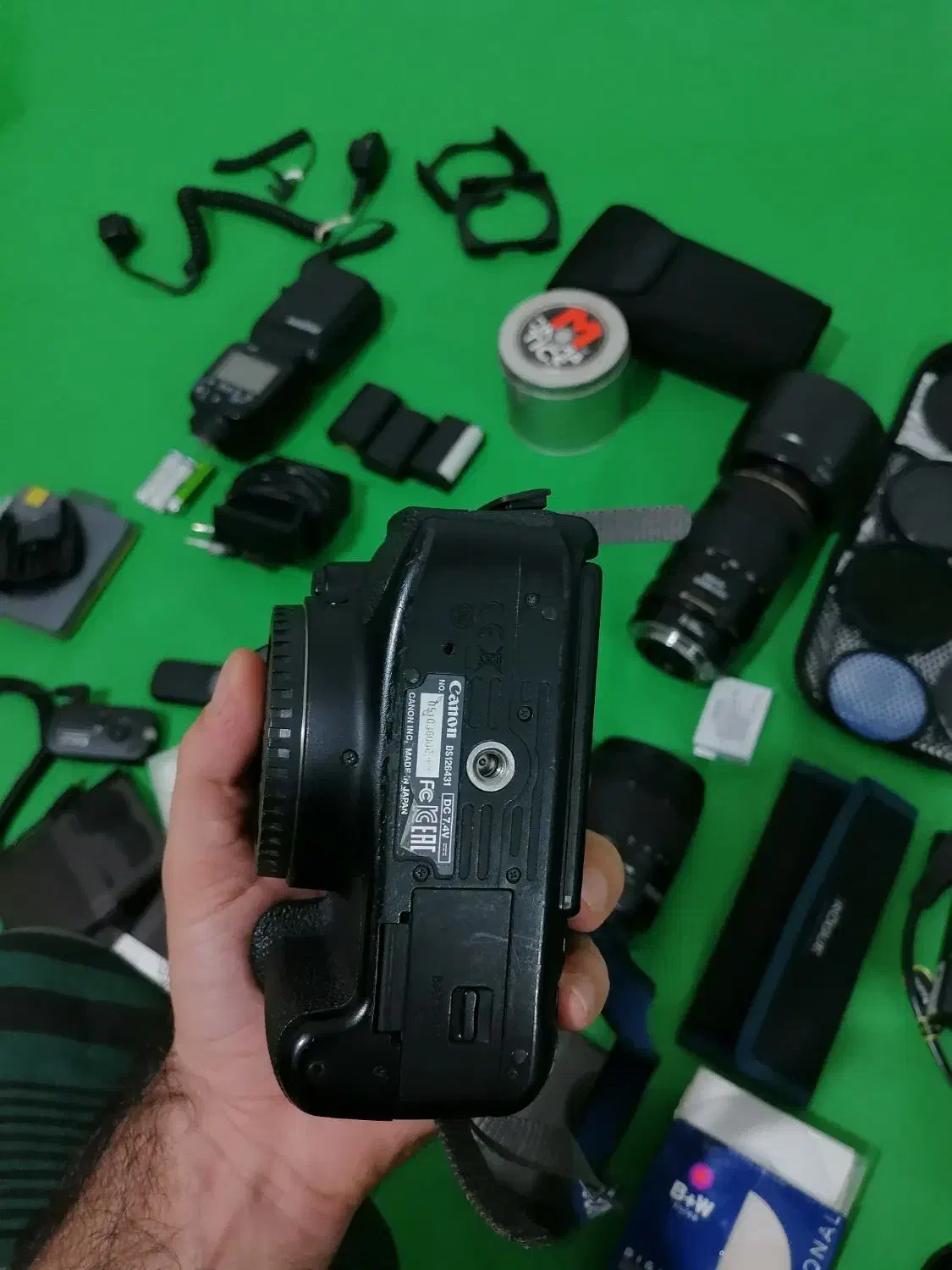 دوربین کنون 700 دی با سه تا لنز|دوربین عکاسی و فیلمبرداری|خرمآباد, |دیوار