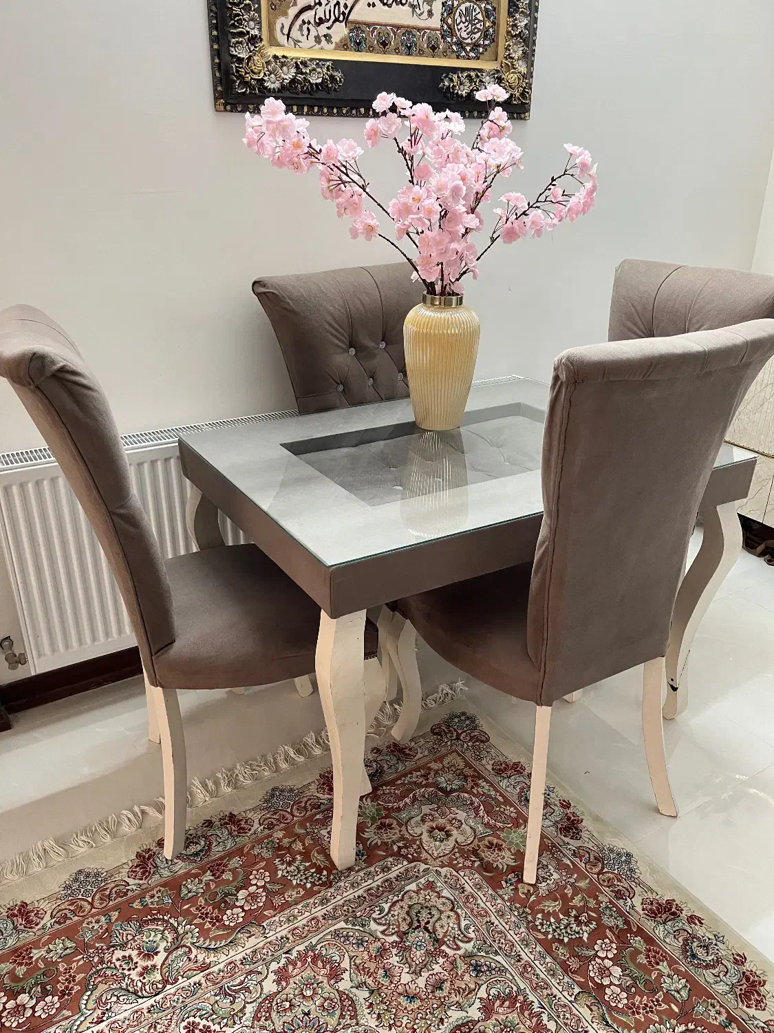 میز نهار خوری ۴ نفره مبلی|میز و صندلی غذاخوری|مشهد, امیریه|دیوار