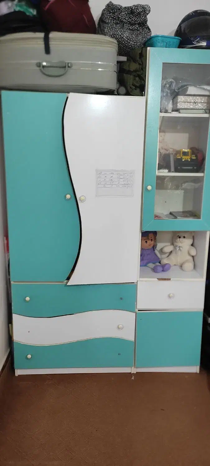 کمد کودک|جاکفشی، کمد، دراور|کردکوی, |دیوار