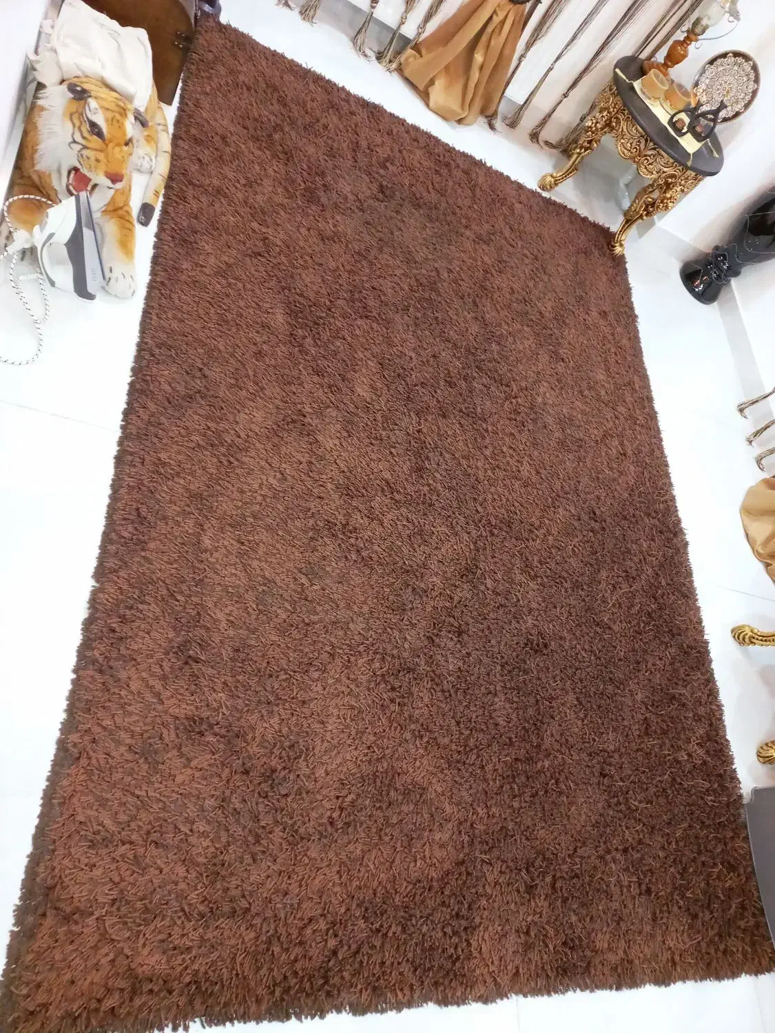 فرش هندی پرز بلند کاملن نو|فرش|ماهدشت, |دیوار