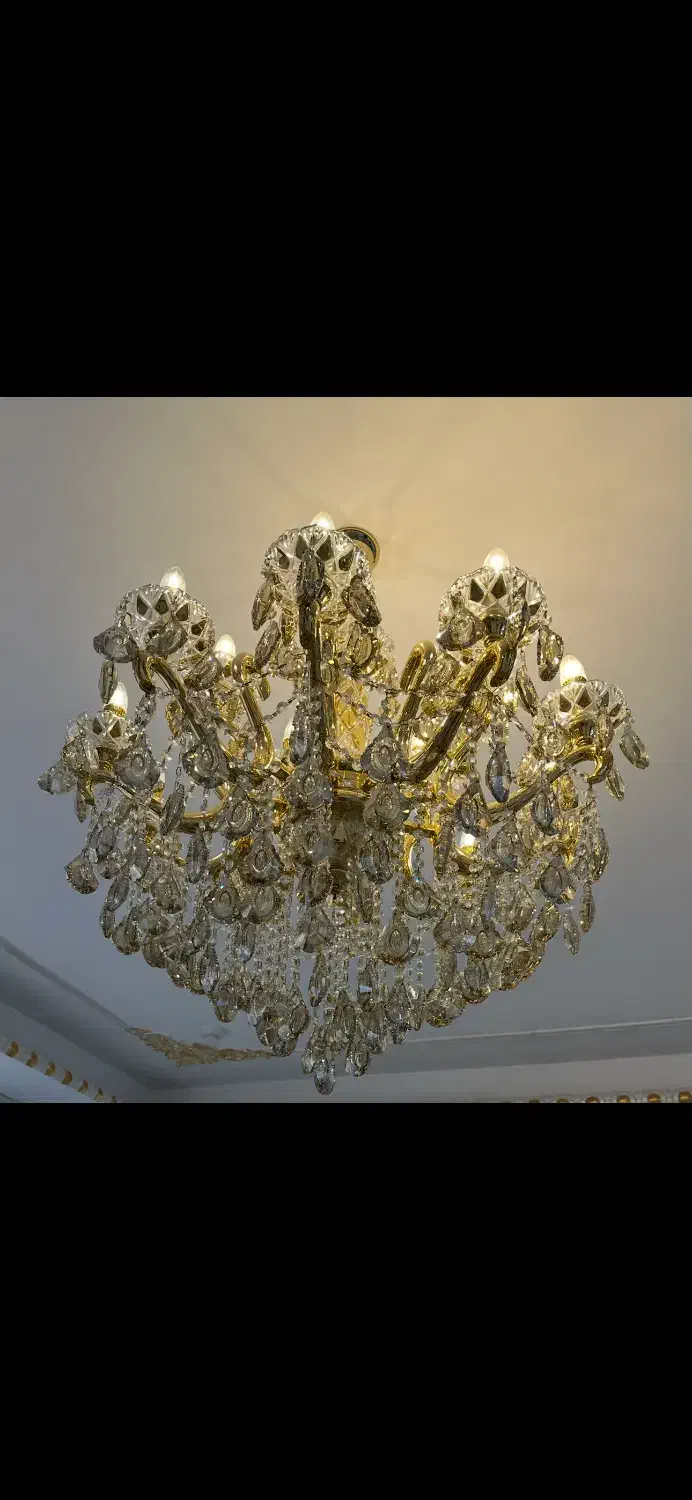 لوستر کریستالی|لوستر و چراغ آویز|ارومیه, |دیوار