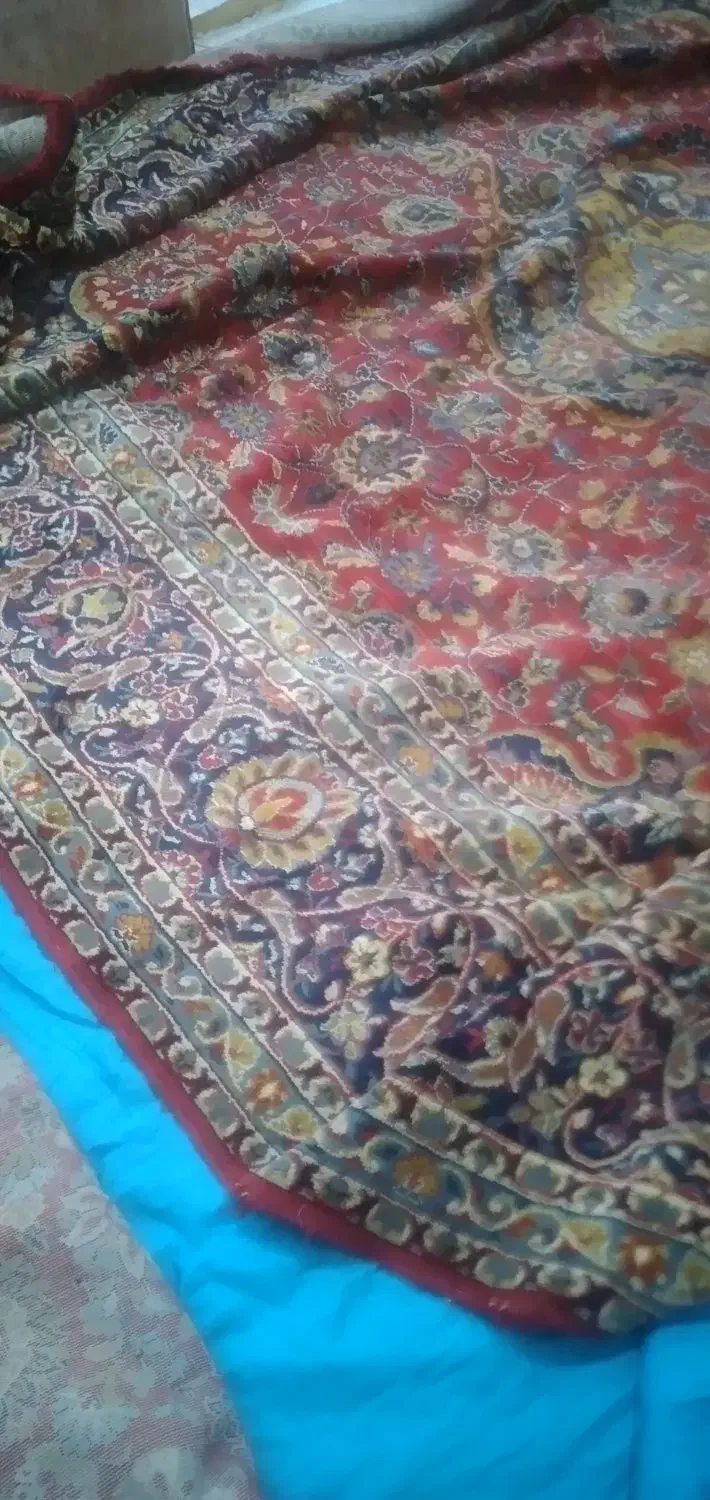 فرش دست بافت کهنه ۱۲ متری ۲ عدد هم ماشینی|فرش|مراغه, |دیوار