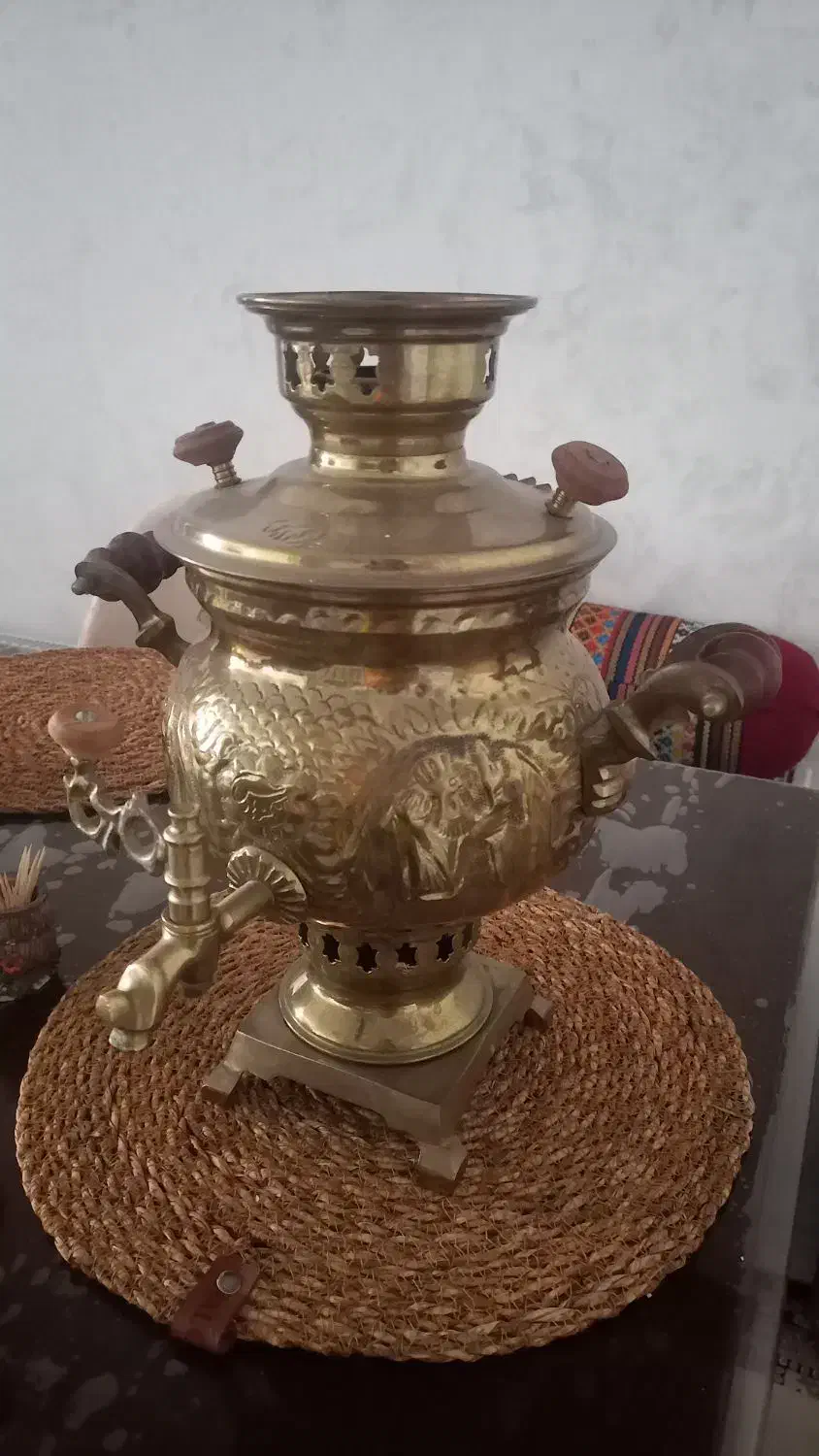 سماور زغالی ۴میلیون|کلکسیون اشیاء عتیقه|اندیشه, اندیشه فاز ۱|دیوار