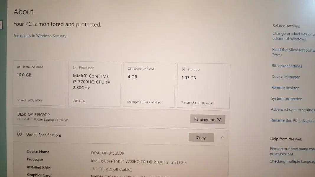 لپ تاپ HP core-i7|رایانه همراه|بوشهر, |دیوار