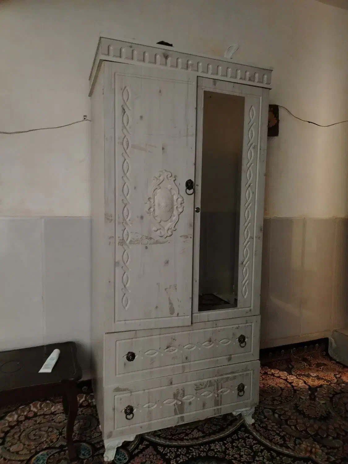 کمد آیینه|جاکفشی، کمد، دراور|نیشابور, فردوسی جنوبی|دیوار