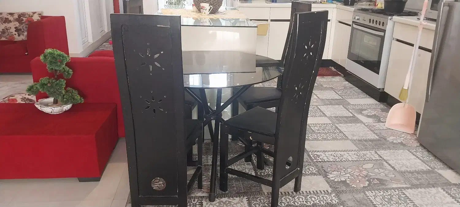 میز نهار خوری|میز و صندلی غذاخوری|خواف, |دیوار