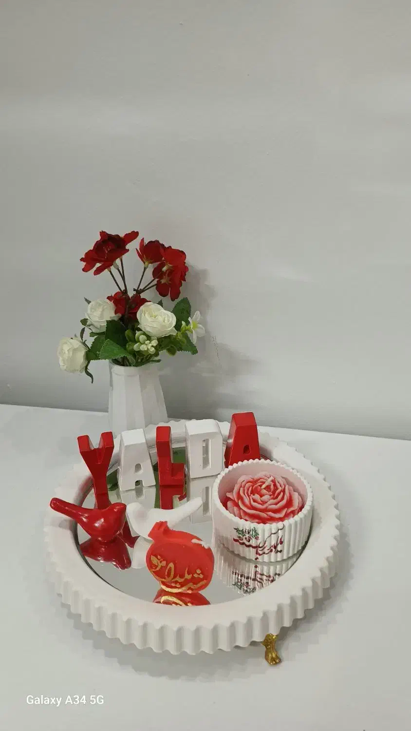 گلدان وشمعدونی یلدایی|صنایع دستی و سایر لوازم تزئینی|جم, |دیوار