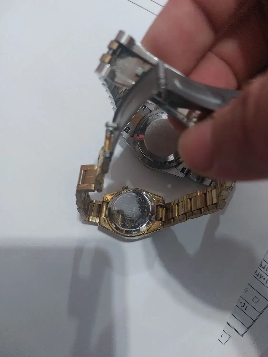 دو عدد ساعت رولکس زنانه شیک  سه موتوره تقویم دار|ساعت|ساری, |دیوار