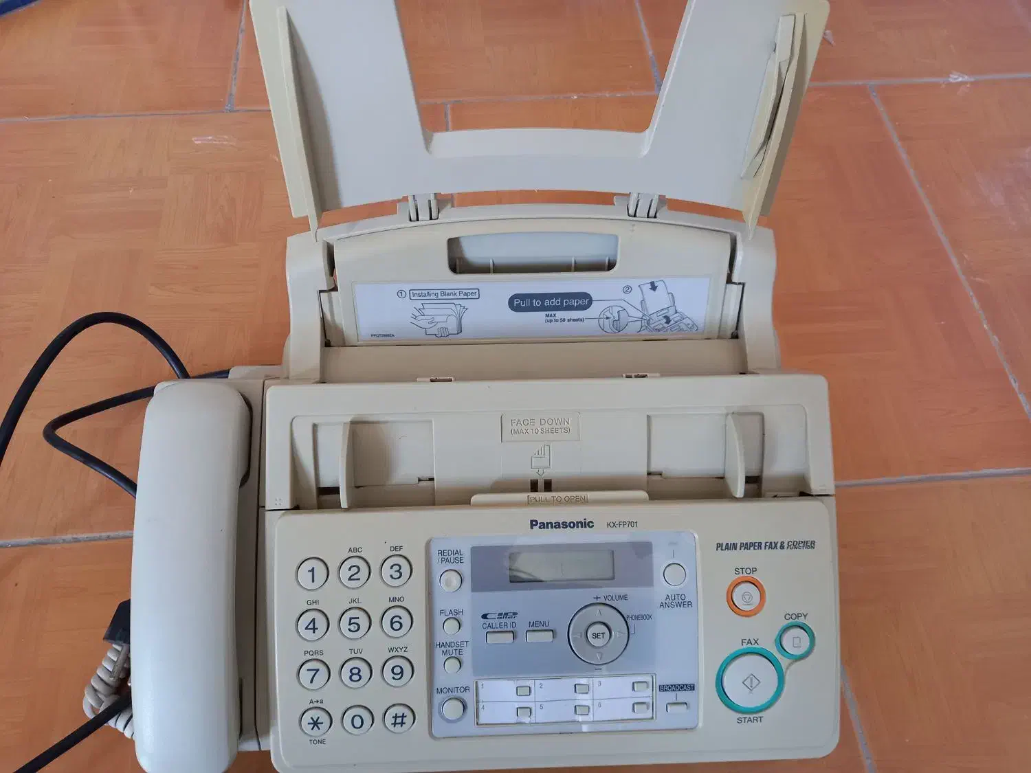 تلفن فکس Panasonic|پرینتر، اسکنر، کپی، فکس|اسفراین, |دیوار