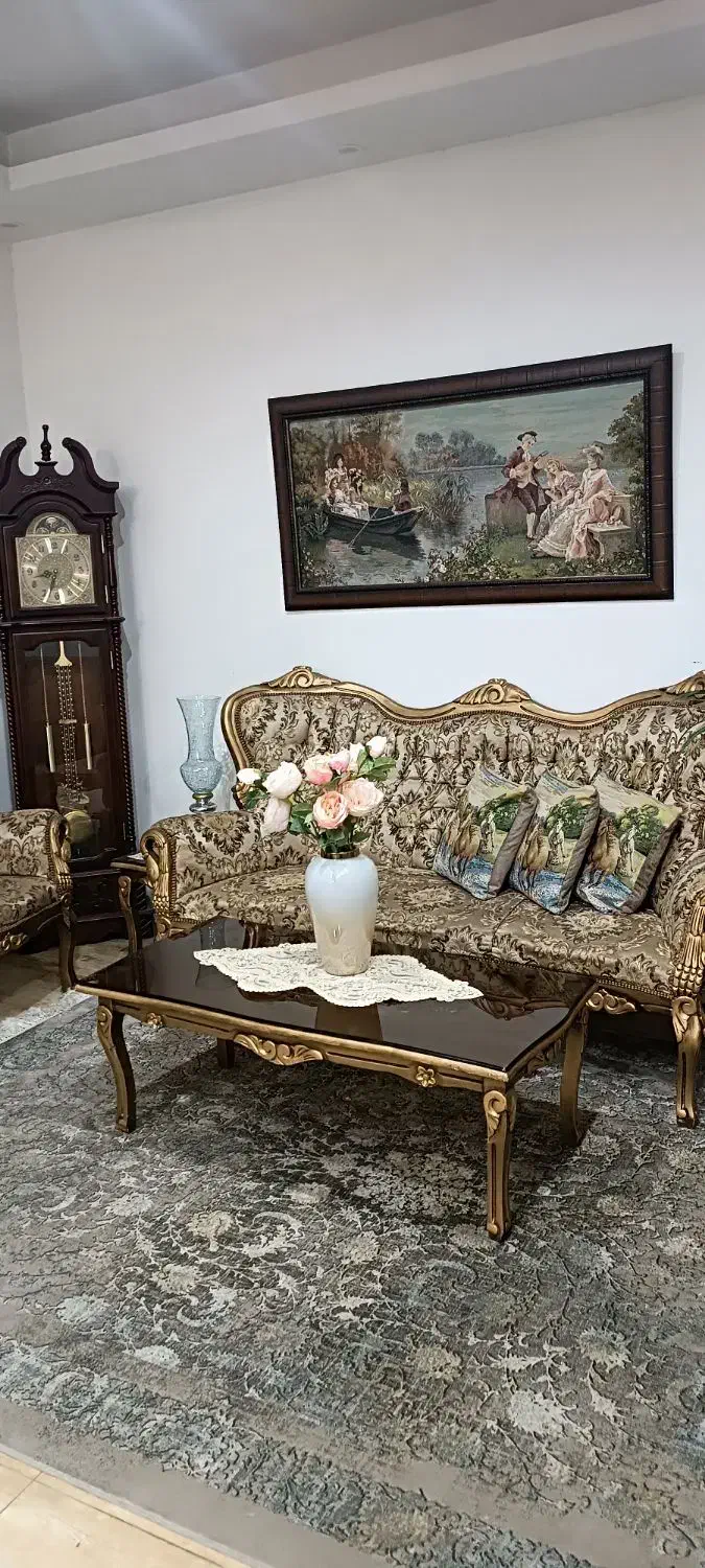 مبل ۹نفره استیل|مبلمان خانگی و میز عسلی|مشهد, حضرت حجت|دیوار