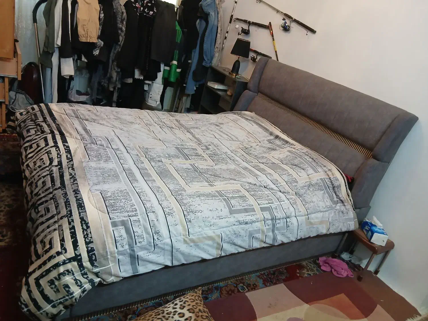 تخت دونفره دوماه خربدم به دلبل مهاجرت میفروشم|تخت و سرویس خواب|اردبیل, |دیوار