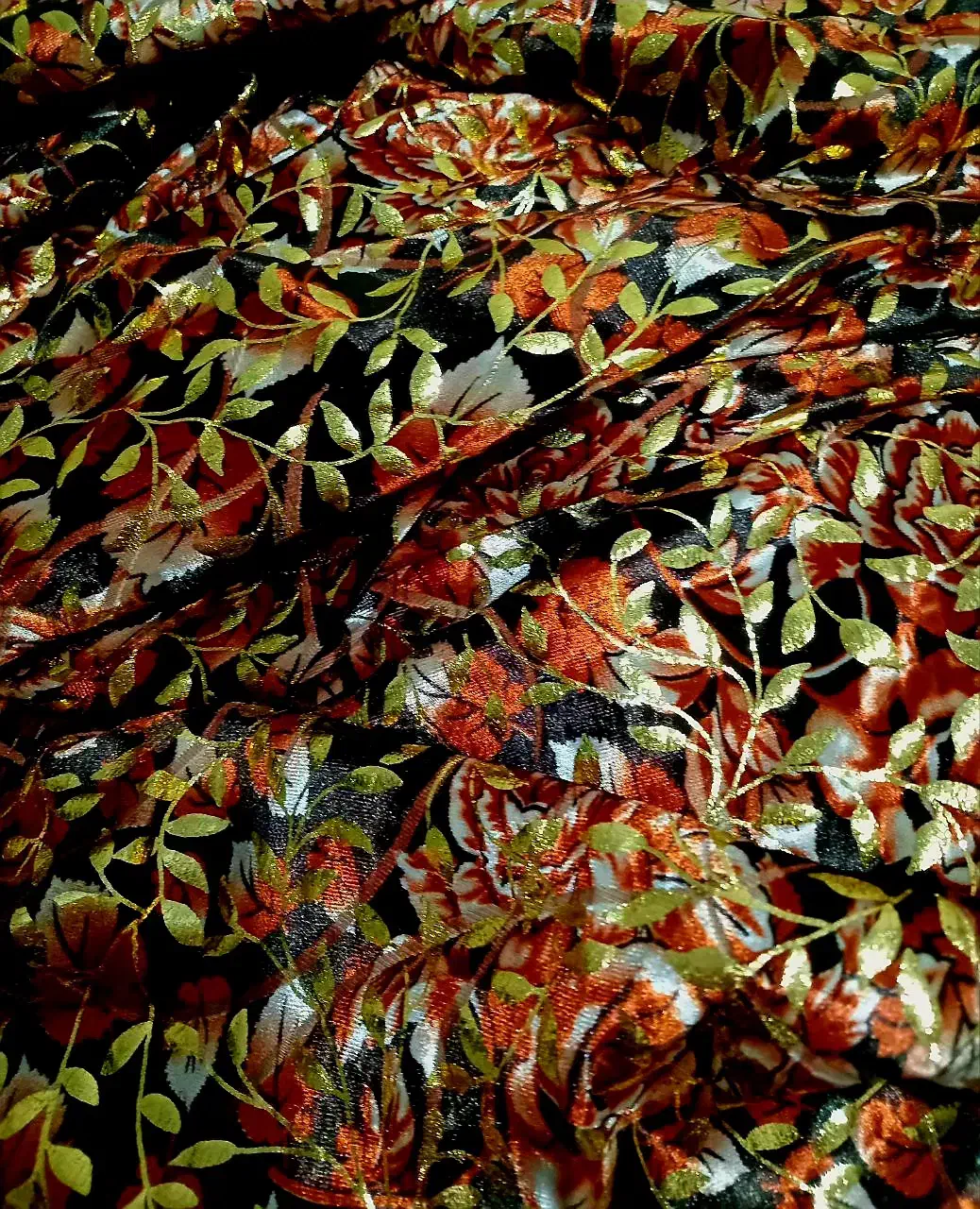 پارچه مخمل کره ای زری دوزی زیبا|لباس|تهران, والفجر|دیوار