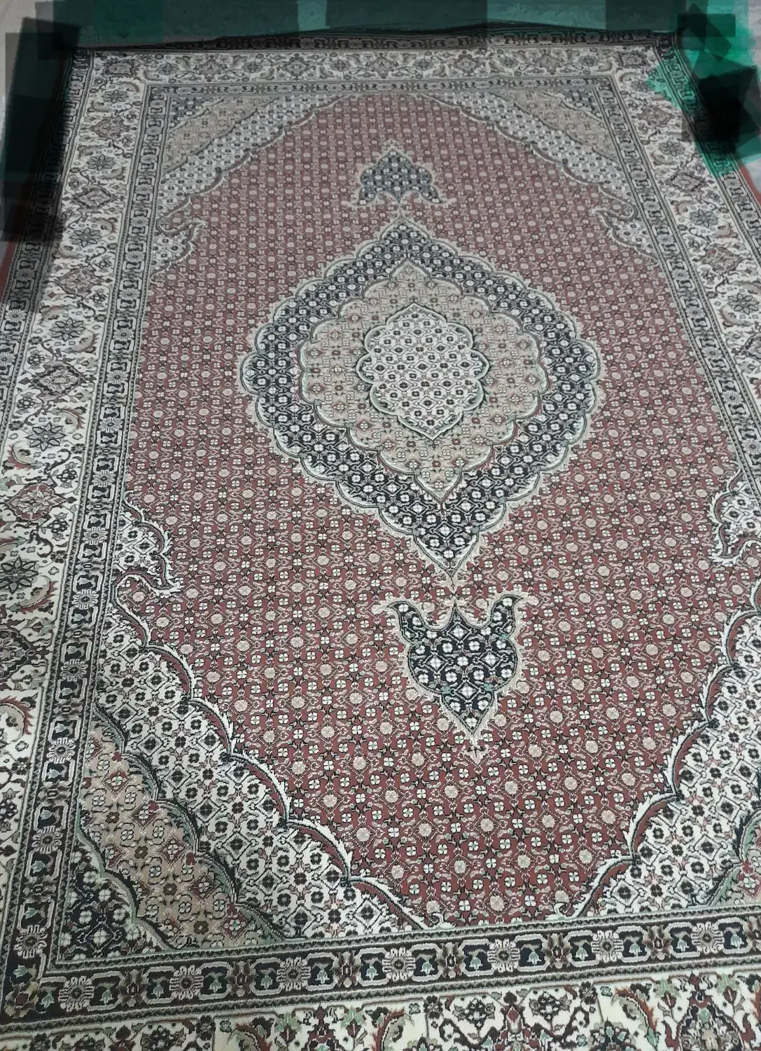 فرش  ماهی قهوه ای  ۳×۲|فرش|ماکو, |دیوار