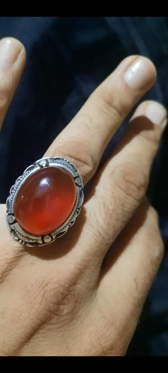 انگشتر عقیق سرخ|جواهرات|بندرعباس, |دیوار