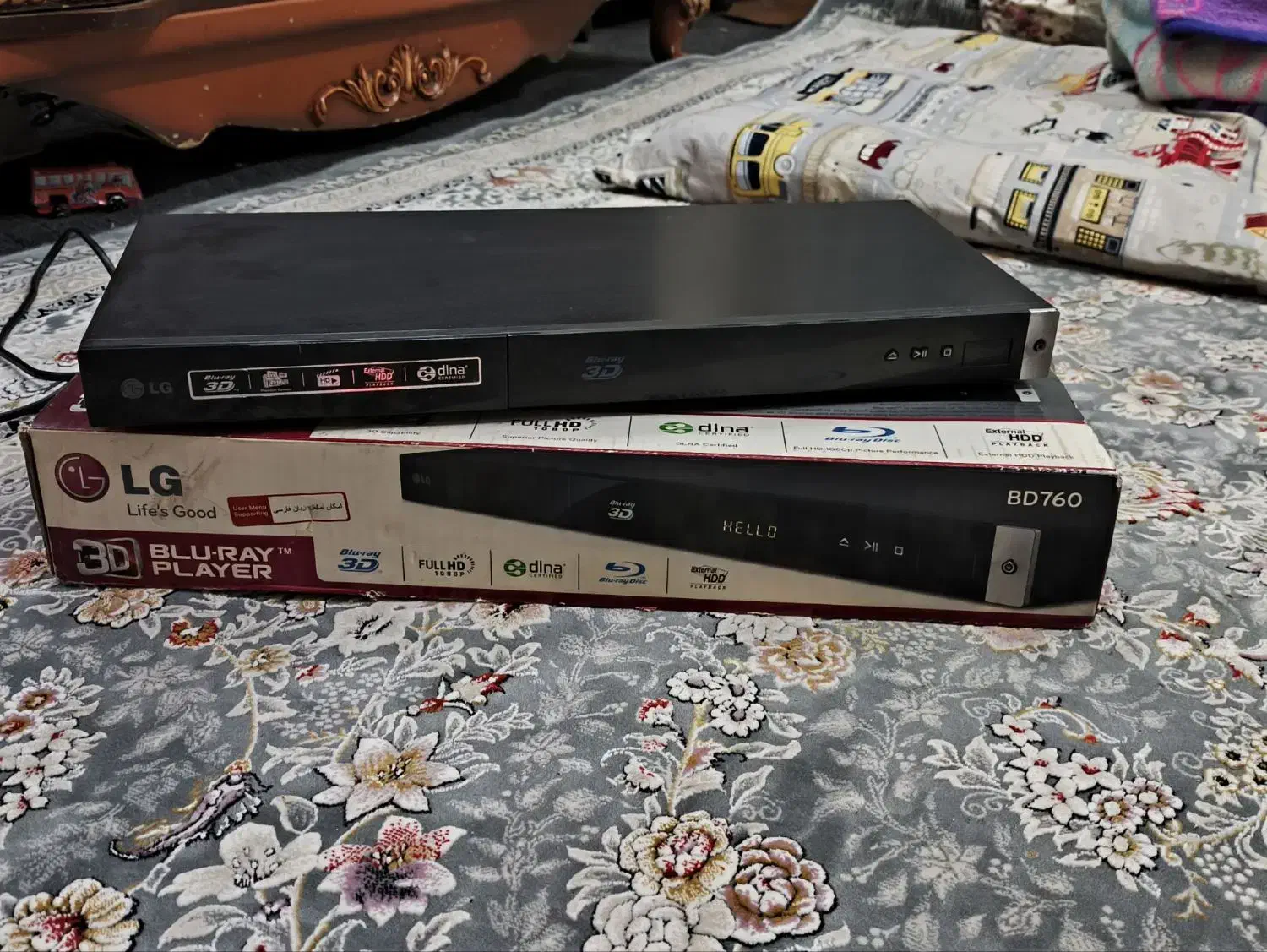 پخش کننده BLU-RAY ال جی مدل BD760|پخش‌کننده DVD و ویدیو|ری, دیلمان|دیوار