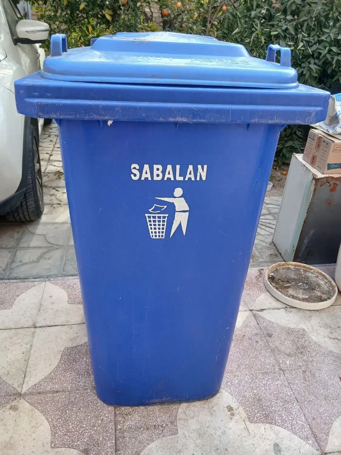 سطل زباله ۲۴۰ لیتری سبلان چرخدار|لوازم نظافت|شیراز, تندگویان|دیوار