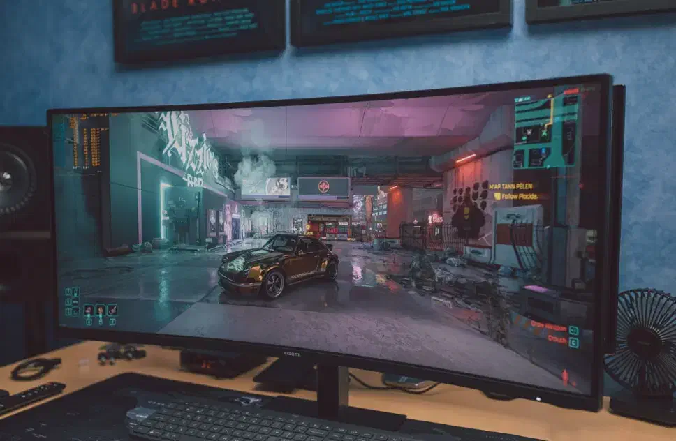 مانیتور خمیده گیمینگ 34 اینچ هیولا|قطعات و لوازم جانبی رایانه|قم, جهان بینی|دیوار