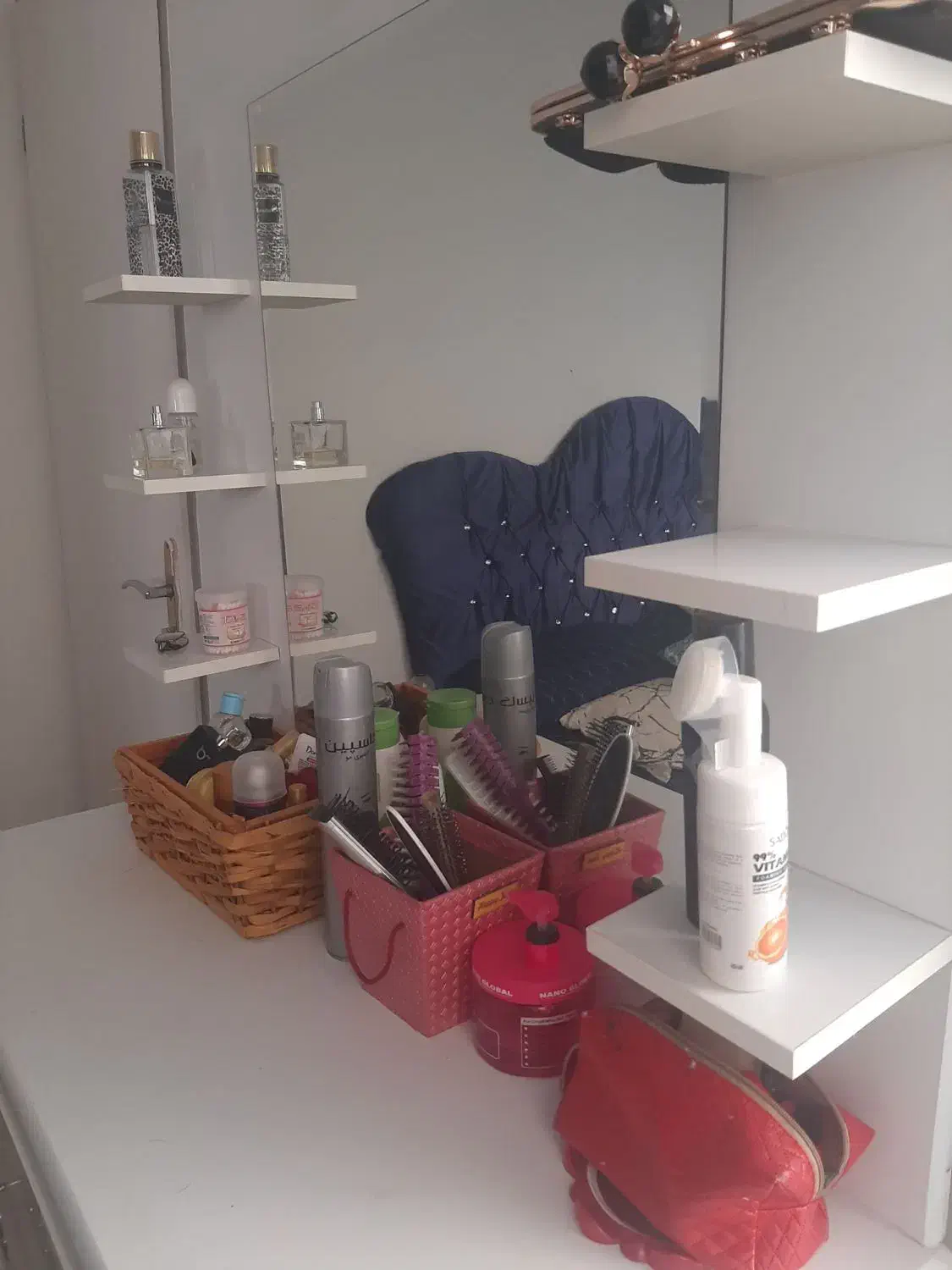 کمد جاکفشی میز آرایش|جاکفشی، کمد، دراور|پرند, فاز ۶|دیوار