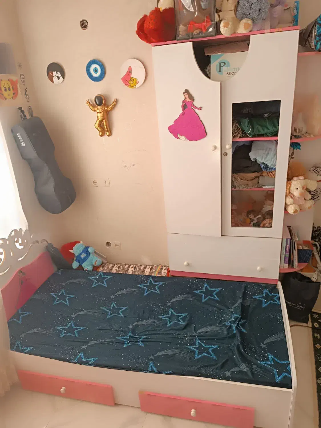 سویس خواب دخترانه|تخت و سرویس خواب|خرم‌آباد, |دیوار