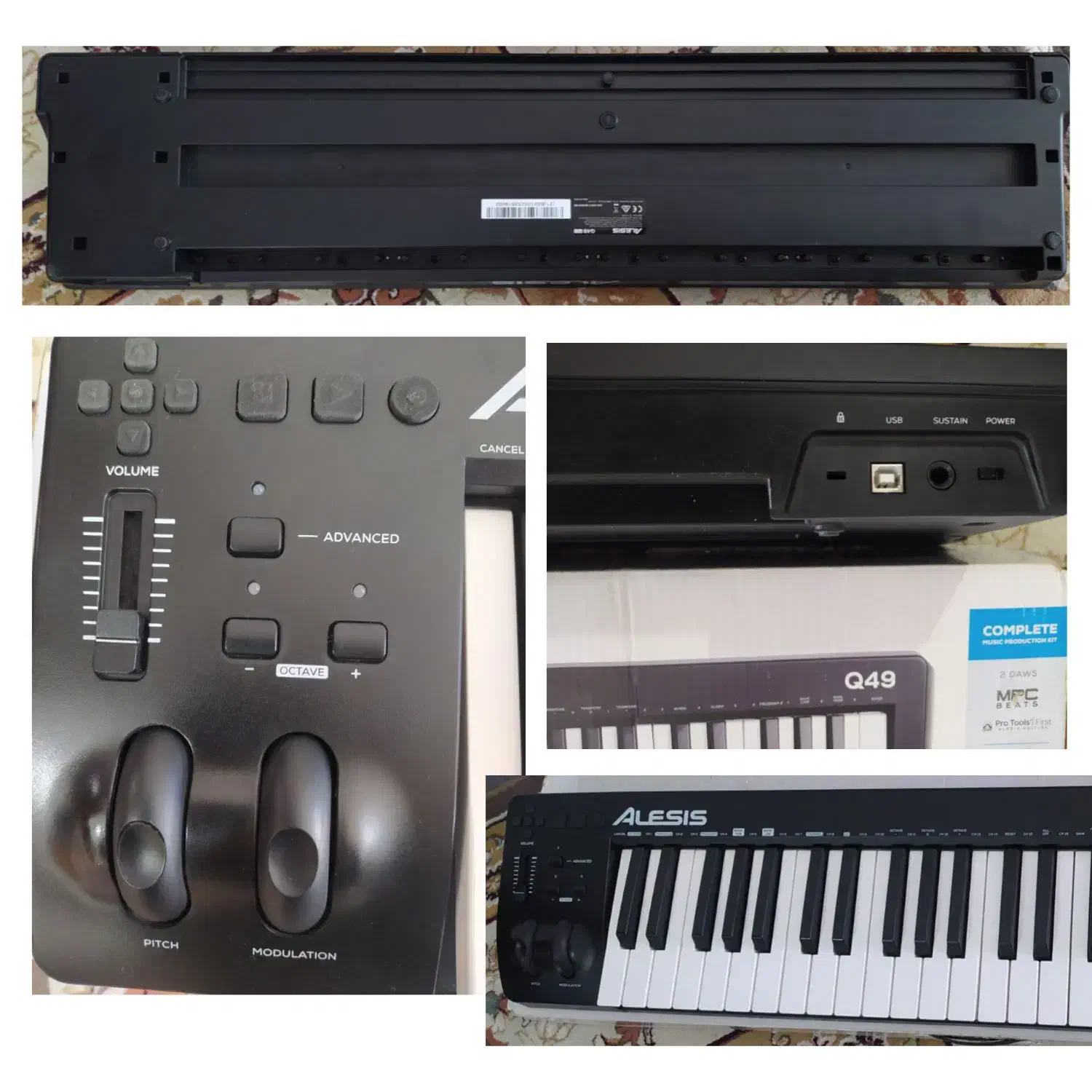 میدی کنترلر آلسیس49 کلاویه|پیانو، کیبورد، آکاردئون|اسلام‌‌آباد غرب, |دیوار