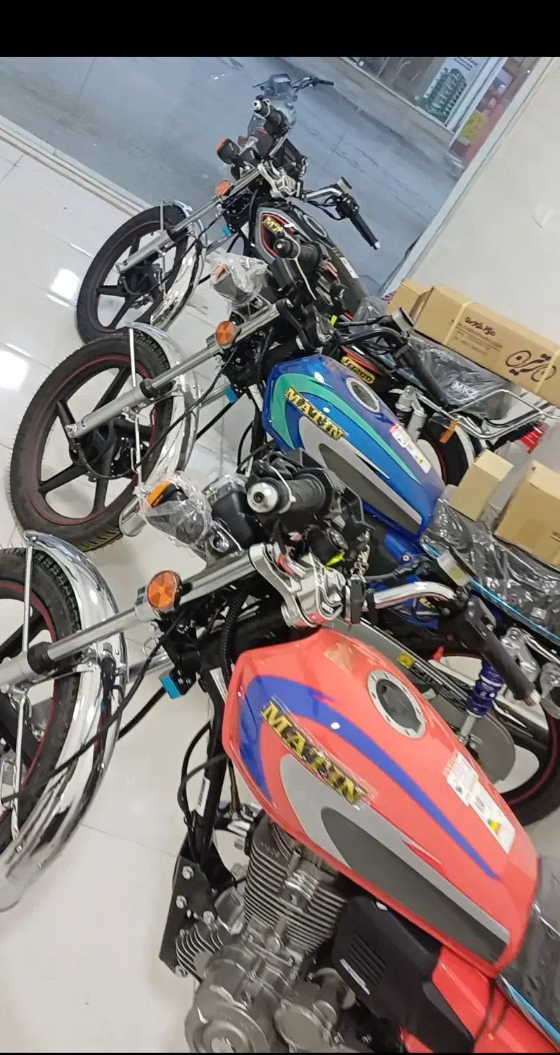 متین 200مدل 404در رنگبندی|موتورسیکلت|کنگاور, |دیوار