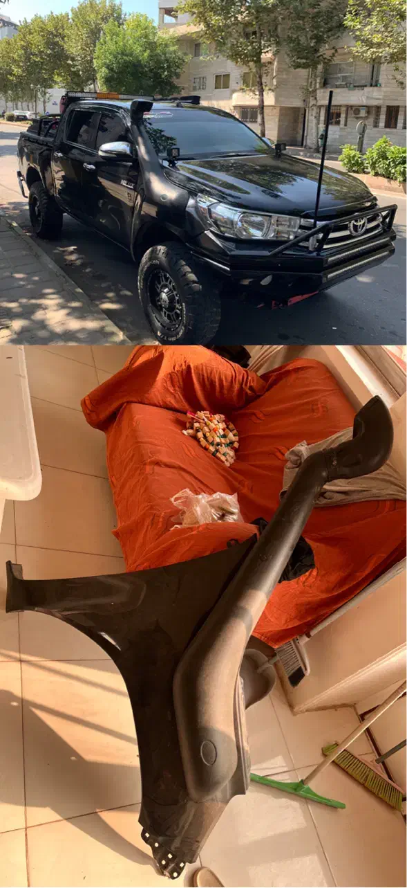 اسنورکل و گلگیر  هایلوکس(۲۰۱۶ تا ۲۰۲۵) revo|قطعات یدکی و لوازم جانبی|رشت, گلسار|دیوار