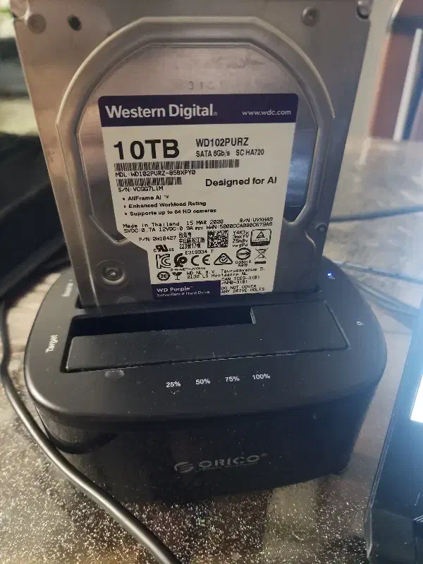 هارد ۱۰ ترابایت وسترن دیجیتال بنفش|قطعات و لوازم جانبی رایانه|بندر انزلی, صابرحنان|دیوار